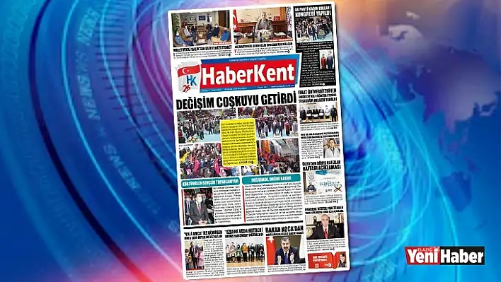 'Yılın En Tarafsız Yerel Gazetesi' Ödülü Elazığ'a Geldi