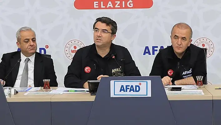 AFAD Başkanı Elazığ'da!