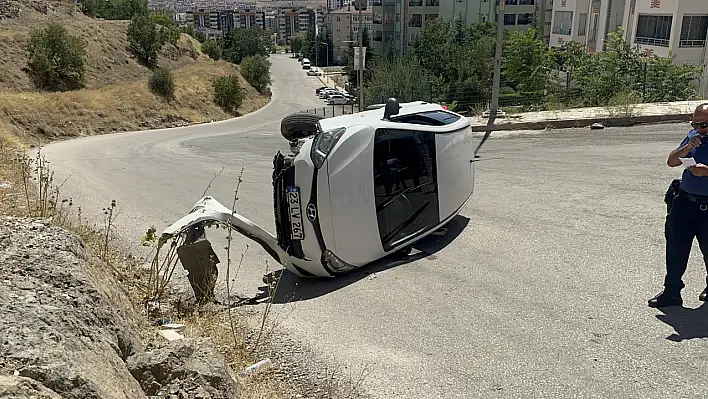 Araçla Takla Attı, Burnu Bile Kanamadı