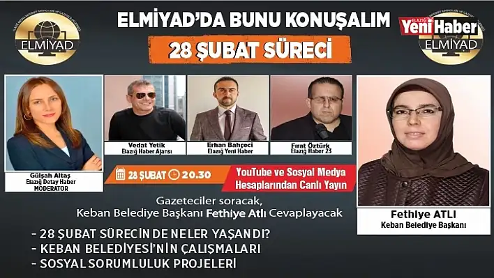 Başkan Atlı, ELMİYAD'ın Konuğu Olacak