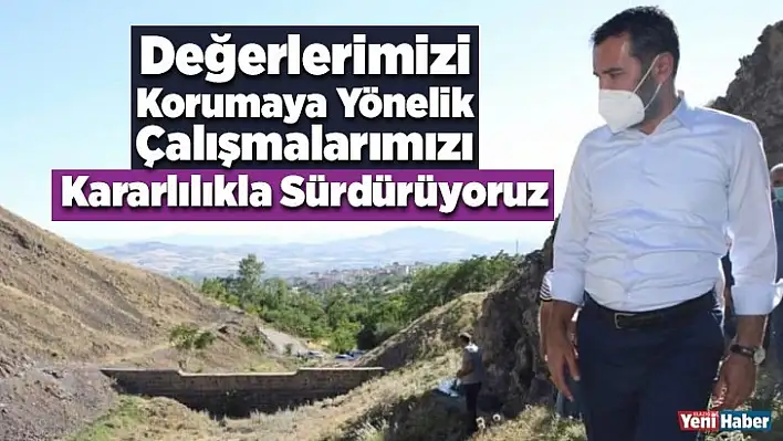 Başkan Şerifoğulları, Harput'ta İncelemelerde Bulundu