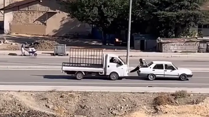 Elazığ'da İlginç Yol Yardımı