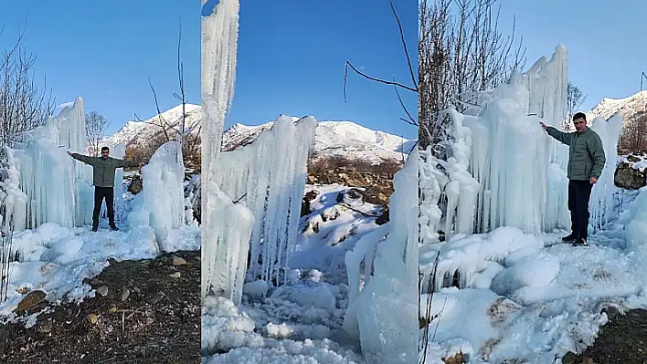 Buz Sarkıtları Görsel Şölen Oluşturdu