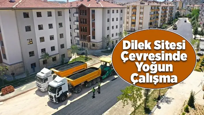 Dilek Sitesi Çevresinde Yoğun Çalışma