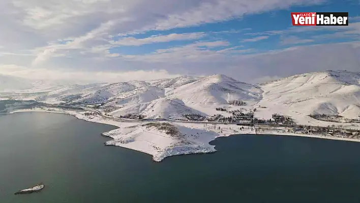 Doğunun gizli denizi Hazar Gölü'nde kış güzelliği