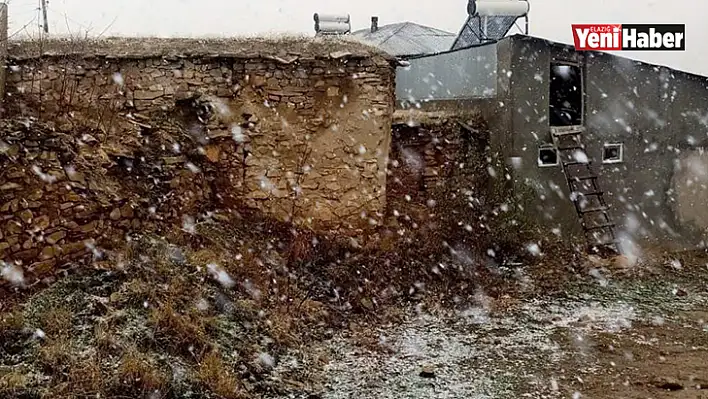 Elazığ'a Mevsimin İlk Karı Yağdı!