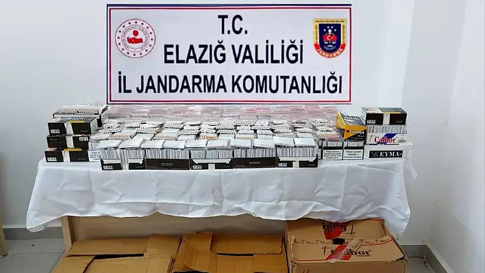 Elazığ'da Kaçak Sigara Operasyonu