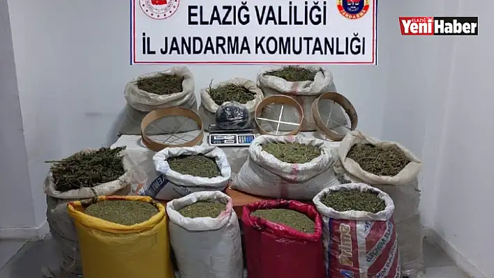 Elazığ'da 210 Kilo Esrar Ele Geçirildi!