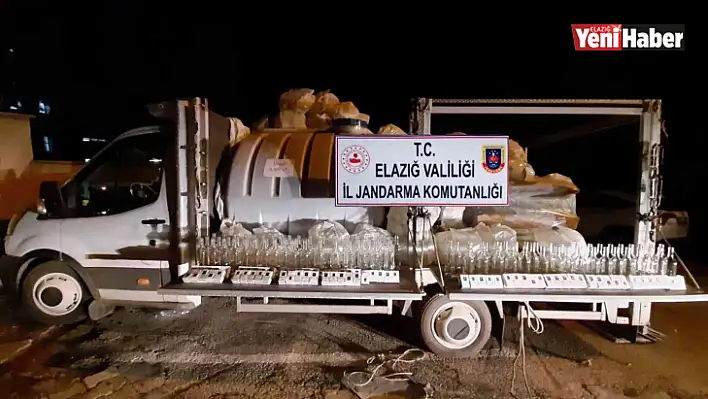 Elazığ'da 3 bin 500 litre kaçak şarap ele geçirildi