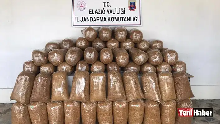 Elazığ'da 426 Kilogram Kaçak Tütün Ele Geçirildi