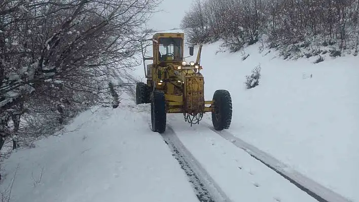 Elazığ'da 54 köy yolu ulaşıma kapandı