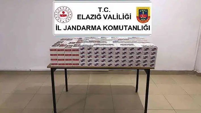 Elazığ'da Kaçak Sigara Operasyonu