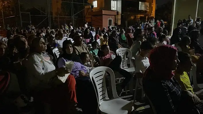 Elazığ'da açık hava sinema etkinliği