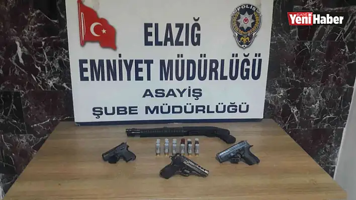 Elazığ'da asayiş ve şok uygulamaları: 165 şüpheli yakalandı