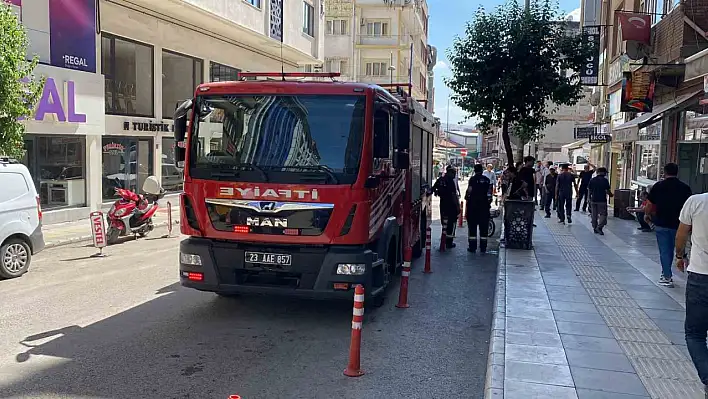 Elazığ'da Baca Yangını