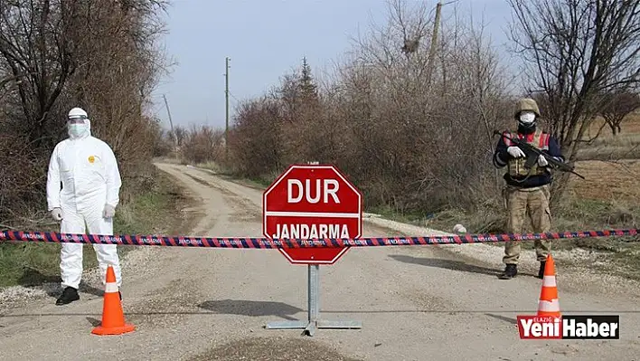 Elazığ'da Bir Köy Karantinaya Alındı