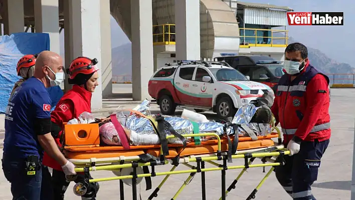 Elazığ'da Deprem ve Yangın Tatbikatı