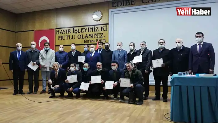 Elazığ'da hafızlığı muhafaza hizmet içi eğitim kursu