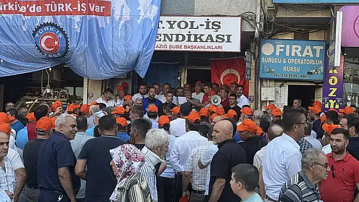 Elazığ'da İşçiler Oturma Eylemi Yapacak