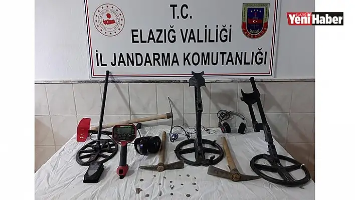 Elazığ'da Kaçak Kazıya Suçüstü!