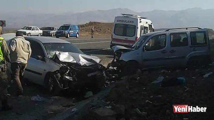 Elazığ'da Kafa Kafaya Kaza!