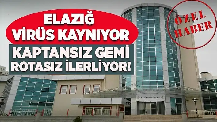 Elazığ'da Kaptansız Gemi Rotasız İlerliyor!