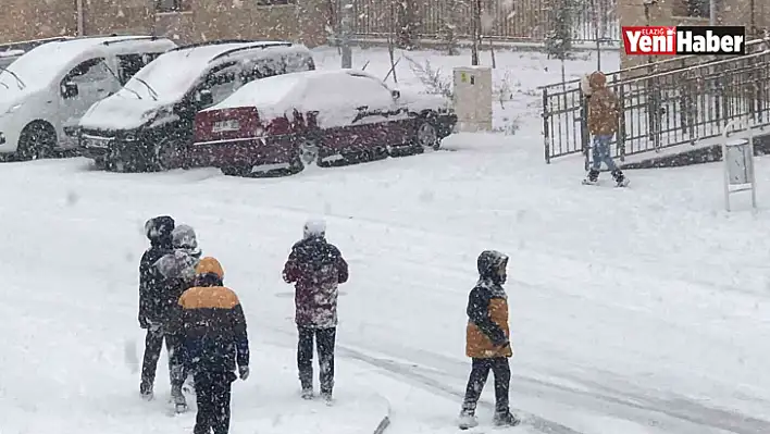 Elazığ'da kar tatili 1 gün daha uzatıldı