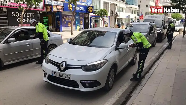 Elazığ'da Kısıtlamaya Sıkı Denetim Başladı!