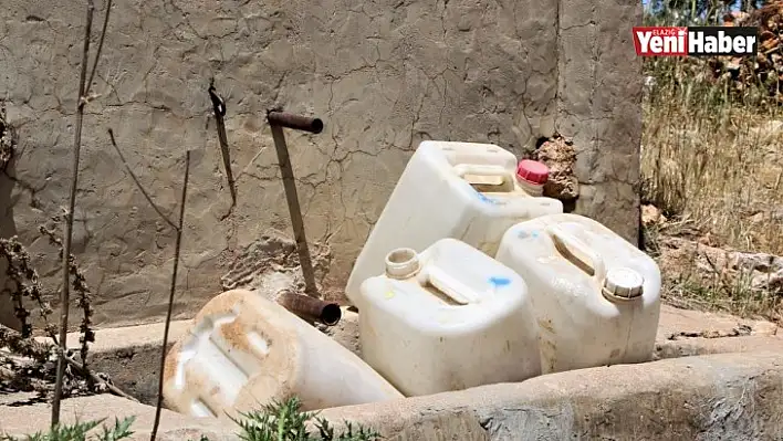 Elazığ'da Kuraklık Çeşmeleri Kuruttu!