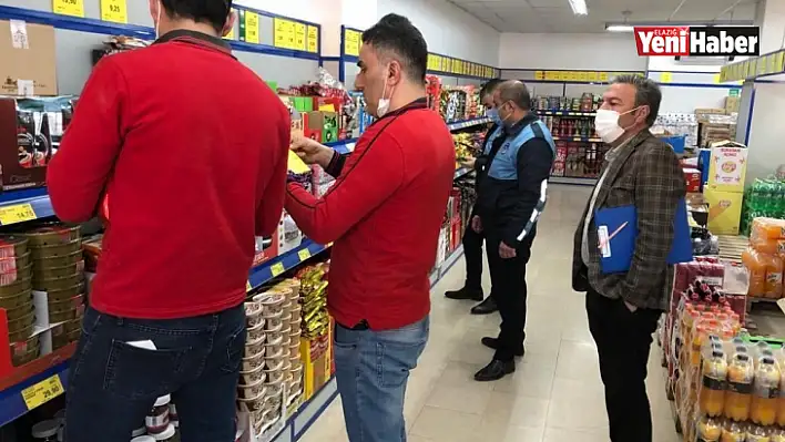 Elazığ'da marketlerde KDV denetimi