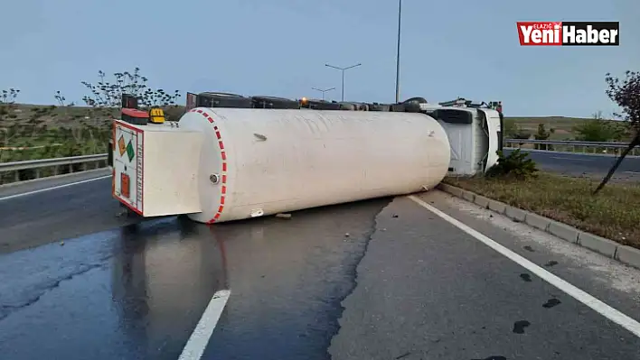 Oksijen Yüklü Tanker Yan Yattı