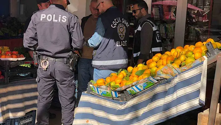 Elazığ'da okul önü denetimleri sürüyor