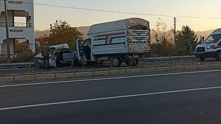 Elazığ'da Feci Kaza!