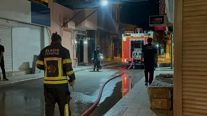 Elazığ'da Pansiyon Yangını