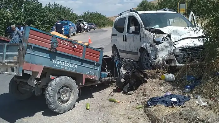 Elazığ'da Trafik Kazası!