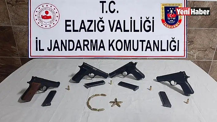 Elazığ'da Silah Kaçakçılarına Operasyon!