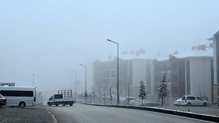 Elazığ'da Sis Etkili Oldu