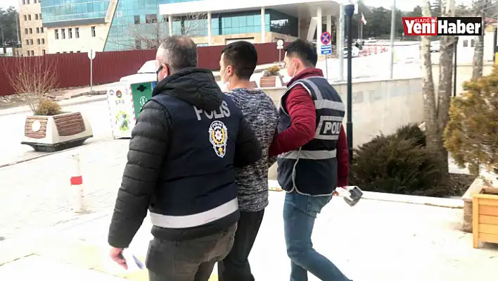 Elazığ'da suç makinesi tutuklandı