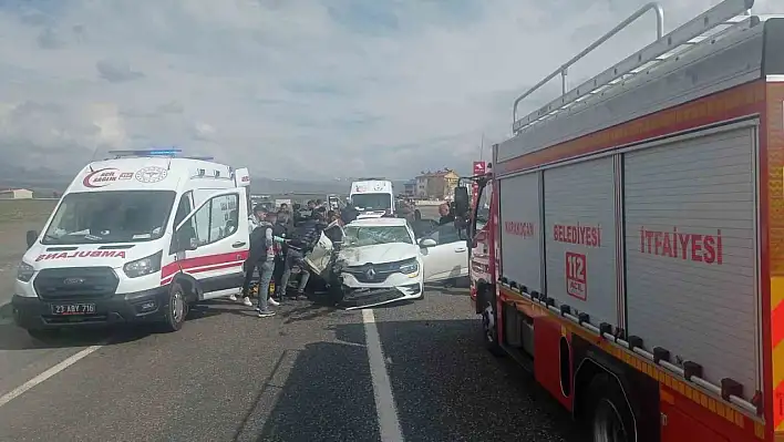 Elazığ'da trafik kazası: 1'i ağır 5 yaralı