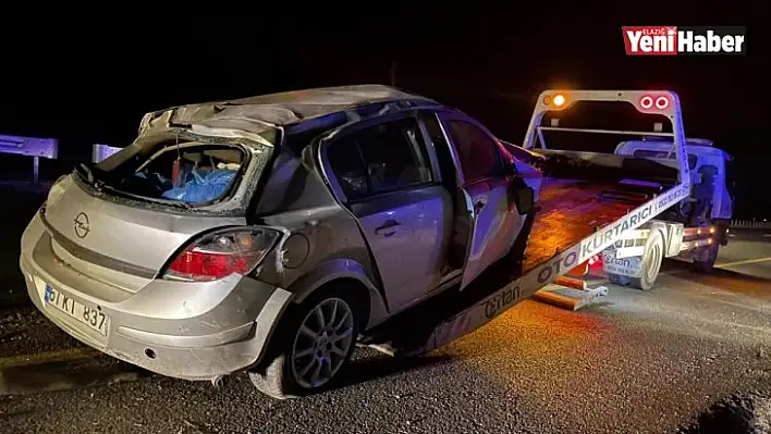 Elazığ'da Trafik Kazası : 1 Yaralı!