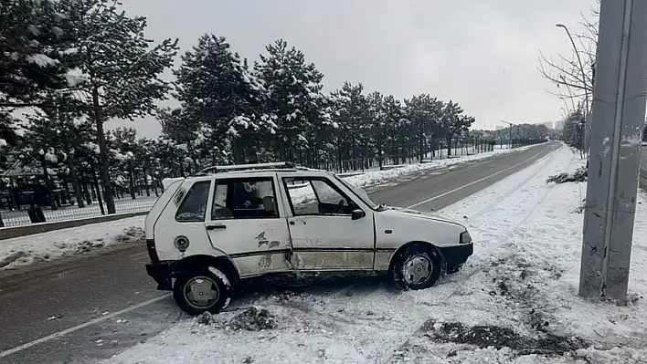 Elazığ'da trafik kazası: 1 yaralı