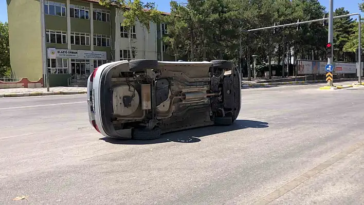 Elazığ'da trafik kazası: 1 yaralı