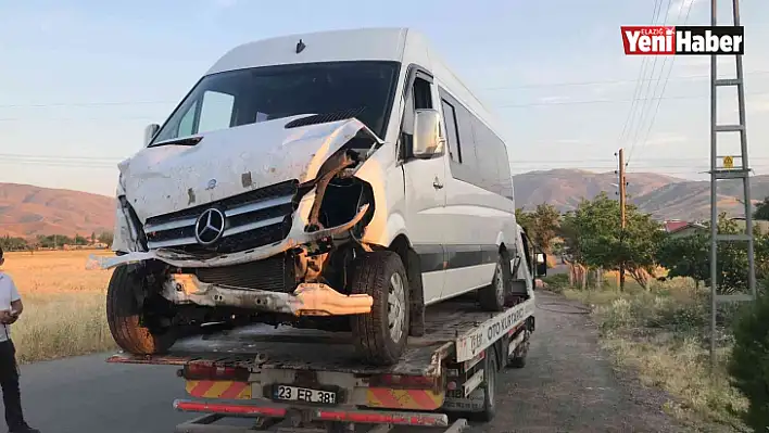 Elazığ'da trafik kazası: 10 yaralı