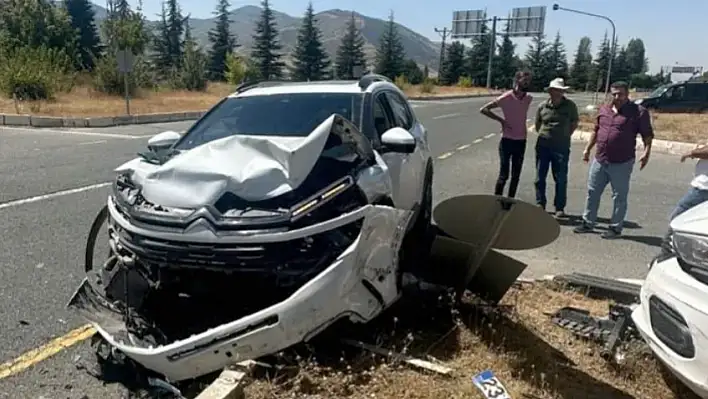 Elazığ'da Trafik Kazası!