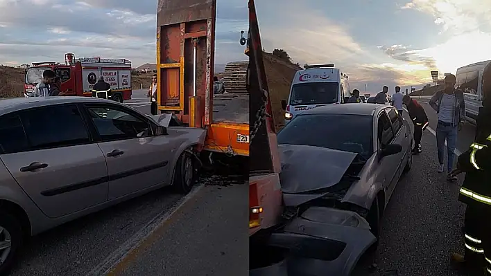 Elazığ'da Trafik Kazası!