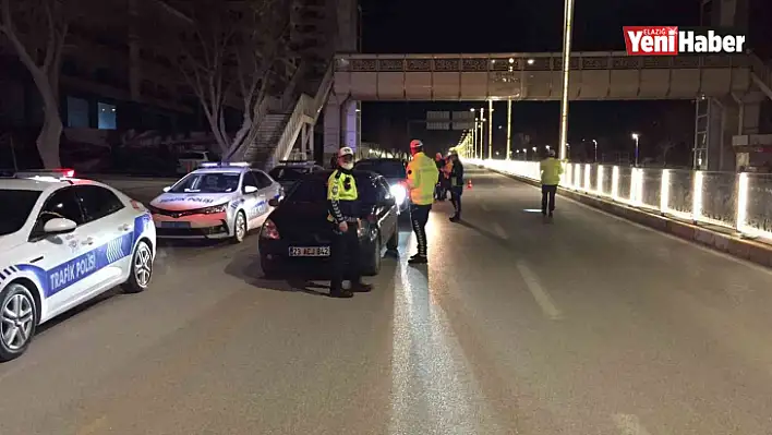 Elazığ'da trafik kontrolü