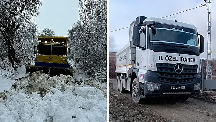 Elazığ'da Tüm Yollar Açık