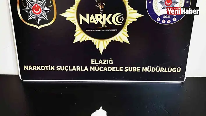 Elazığ'da uyuşturucu madde operasyonu: 2 tutuklama