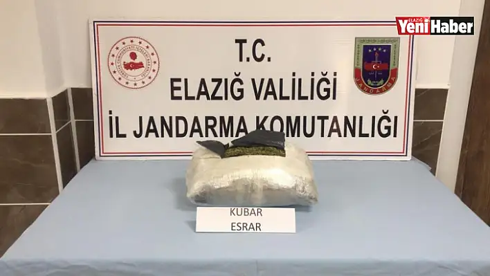 Elazığ'da Uyuşturucu Operasyonu!