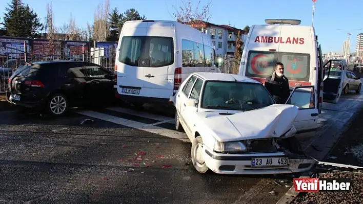 Elazığ'da Zincirleme Kaza